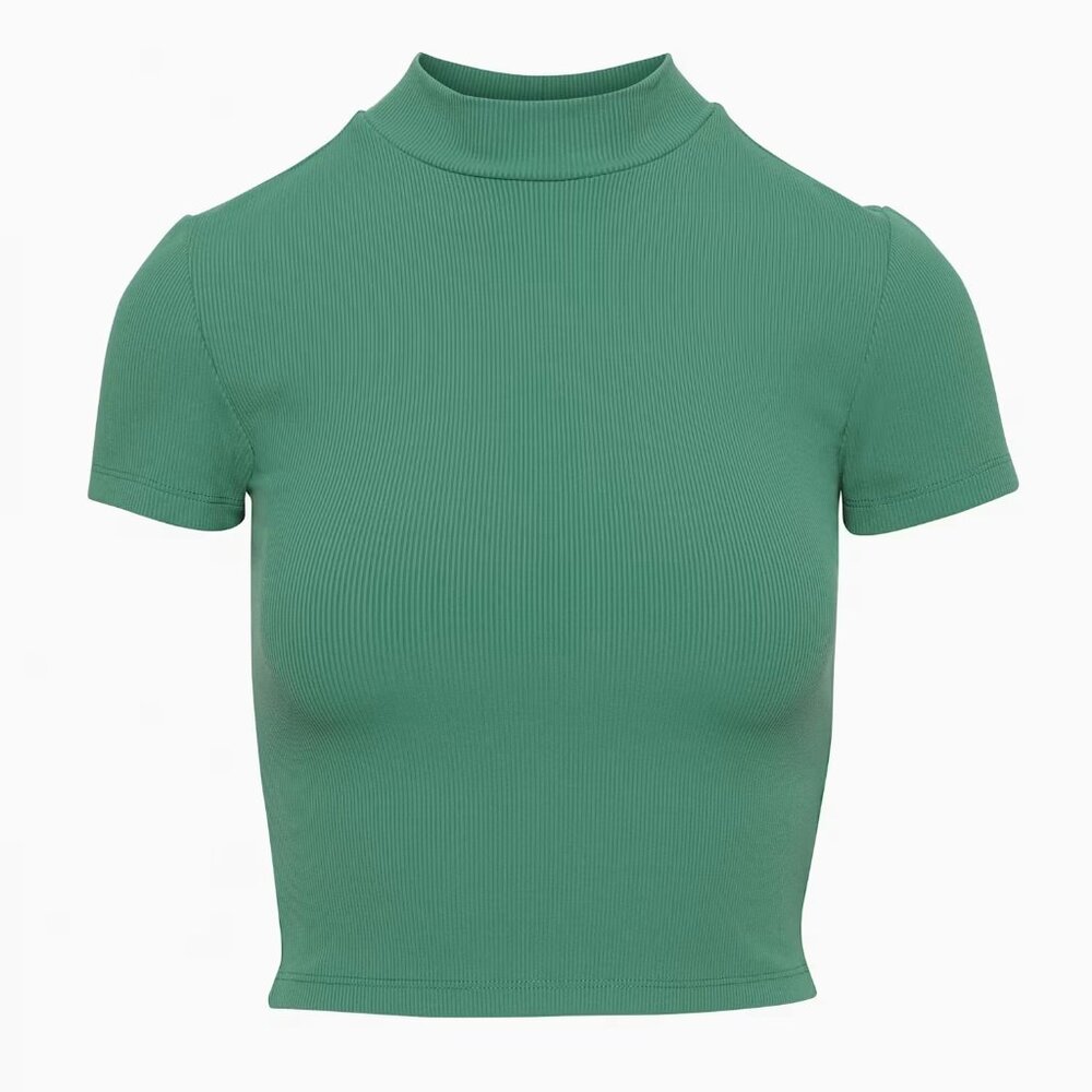 Formarib Mockneck T-Shirt - Ribbed mock-neck t-shirt (Wilfred, L)